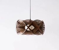 Suspension en rotin artisanale | Marco Lucetti Rotin marron / 55x30cm