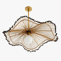 Suspension Chinoise en Rotin