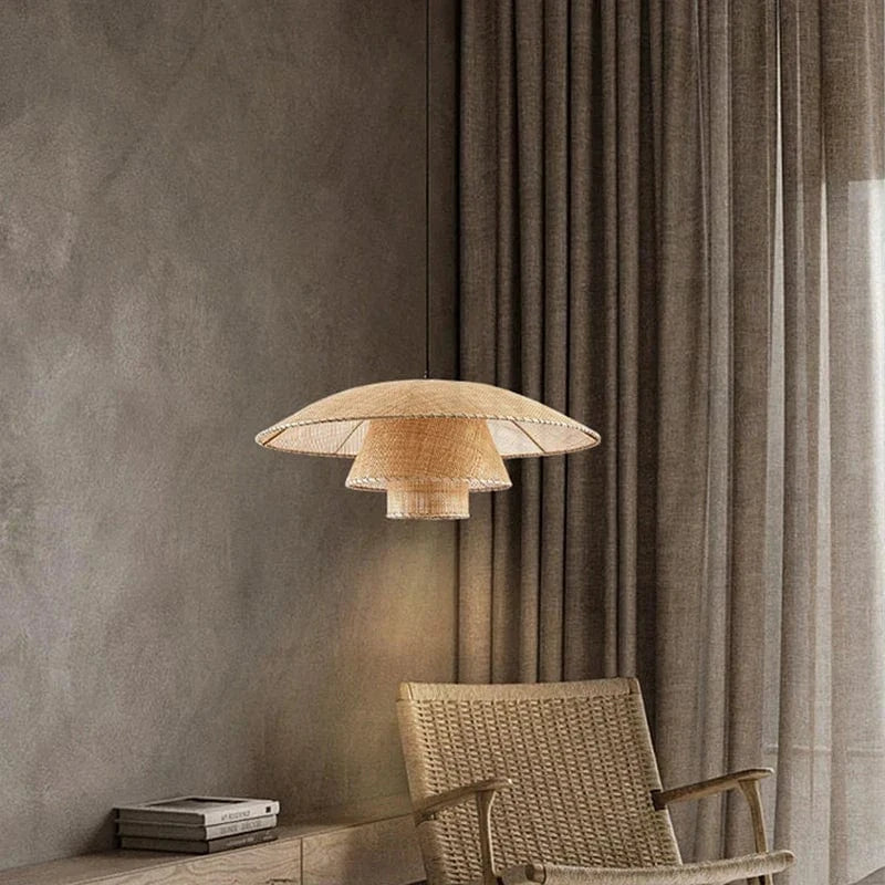 Suspension en rotin Japonais Vintage | Marco Lucetti