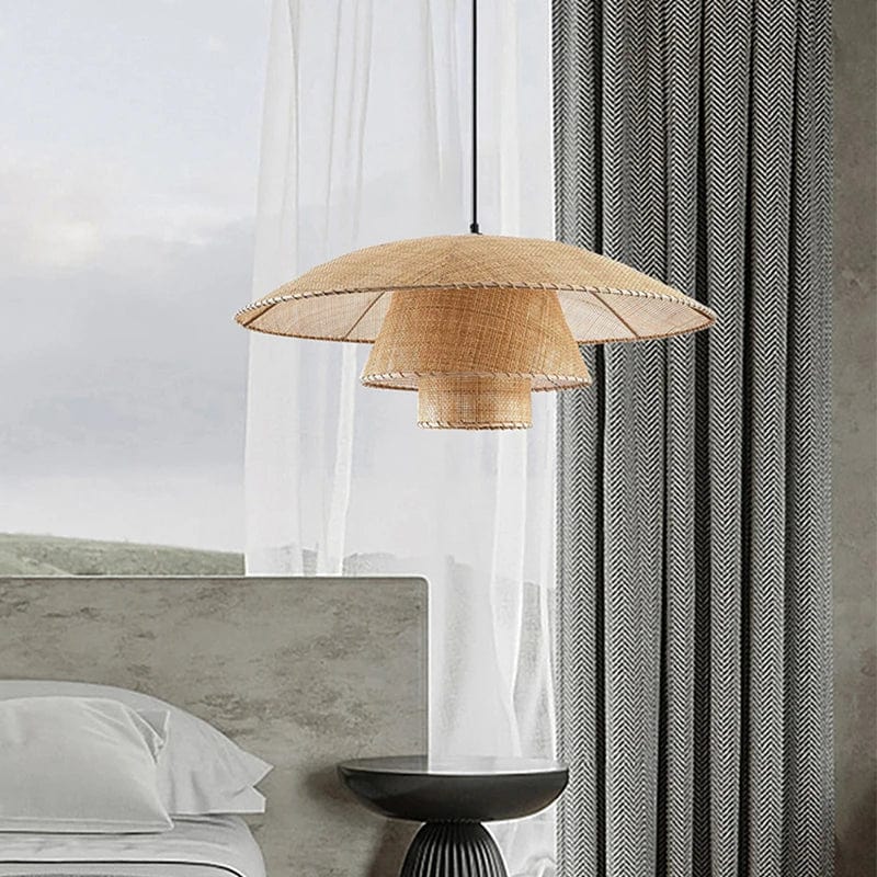 Suspension en rotin Japonais Vintage | Marco Lucetti