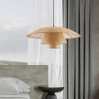 Suspension en rotin Japonais Vintage | Marco Lucetti