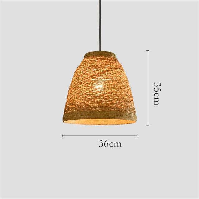 Suspension en rotin LED Farm Colors | Marco Lucetti A - 1