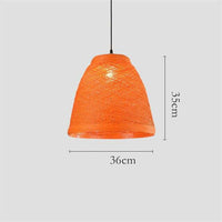 Suspension en rotin LED Farm Colors | Marco Lucetti C - 1