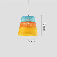 Suspension en rotin LED Farm Colors | Marco Lucetti E - 1