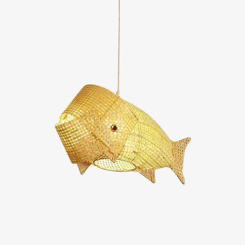 Suspension en rotin LED Kids Fish | Marco Lucetti