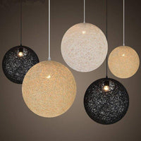 Suspension en rotin LED "Light Ball" | Marco Lucetti