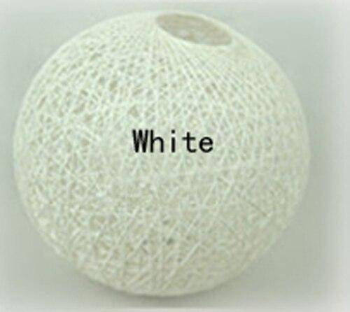 Suspension en rotin LED "Light Ball" | Marco Lucetti 20cm / Blanc