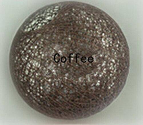 Suspension en rotin LED "Light Ball" | Marco Lucetti 20cm / Café