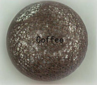 Suspension en rotin LED "Light Ball" | Marco Lucetti 20cm / Café