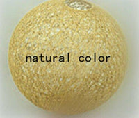 Suspension en rotin LED "Light Ball" | Marco Lucetti 20cm / Naturelle