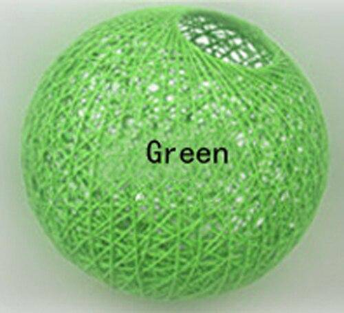 Suspension en rotin LED "Light Ball" | Marco Lucetti 20cm / Vert