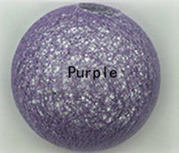 Suspension en rotin LED "Light Ball" | Marco Lucetti 20cm / Violet