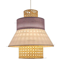 Suspension en rotin LED style japonais | Marco Lucetti