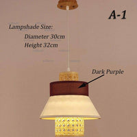 Suspension en rotin LED style japonais | Marco Lucetti A1