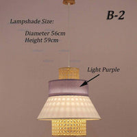 Suspension en rotin LED style japonais | Marco Lucetti B2