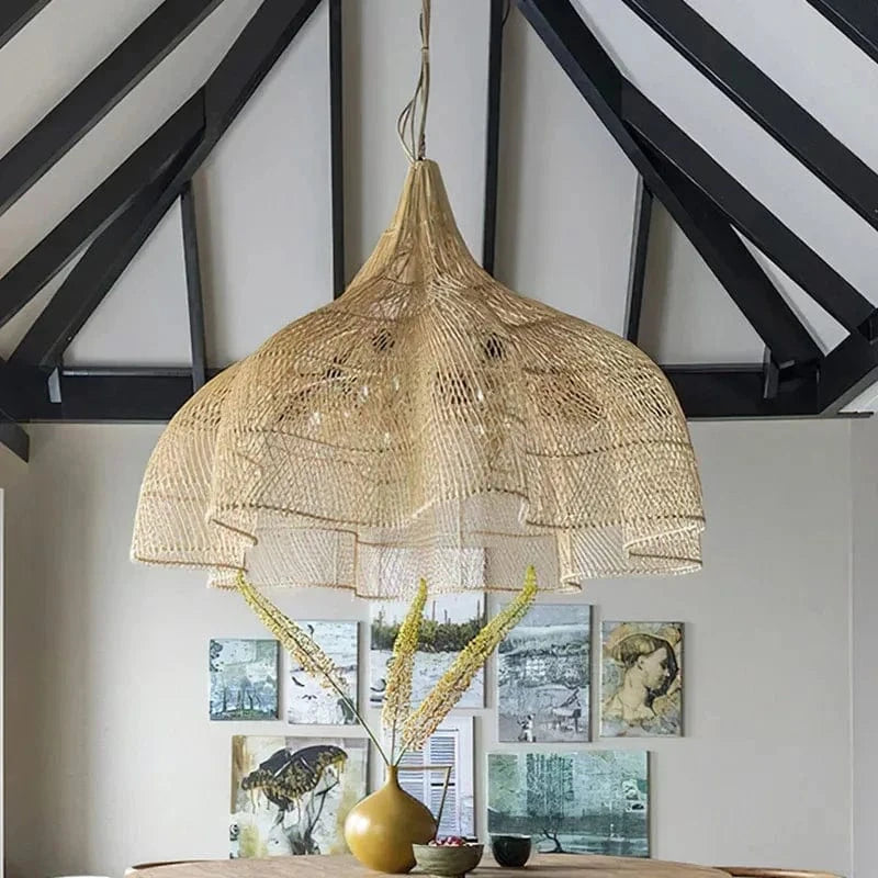 Suspension en rotin OrientaPétales | Marco Lucetti