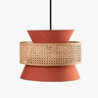 Suspension en rotin tissée à la main de style chinois. | Marco Lucetti