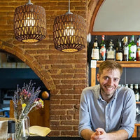 Suspension en Rotin Tressé | Marco Lucetti