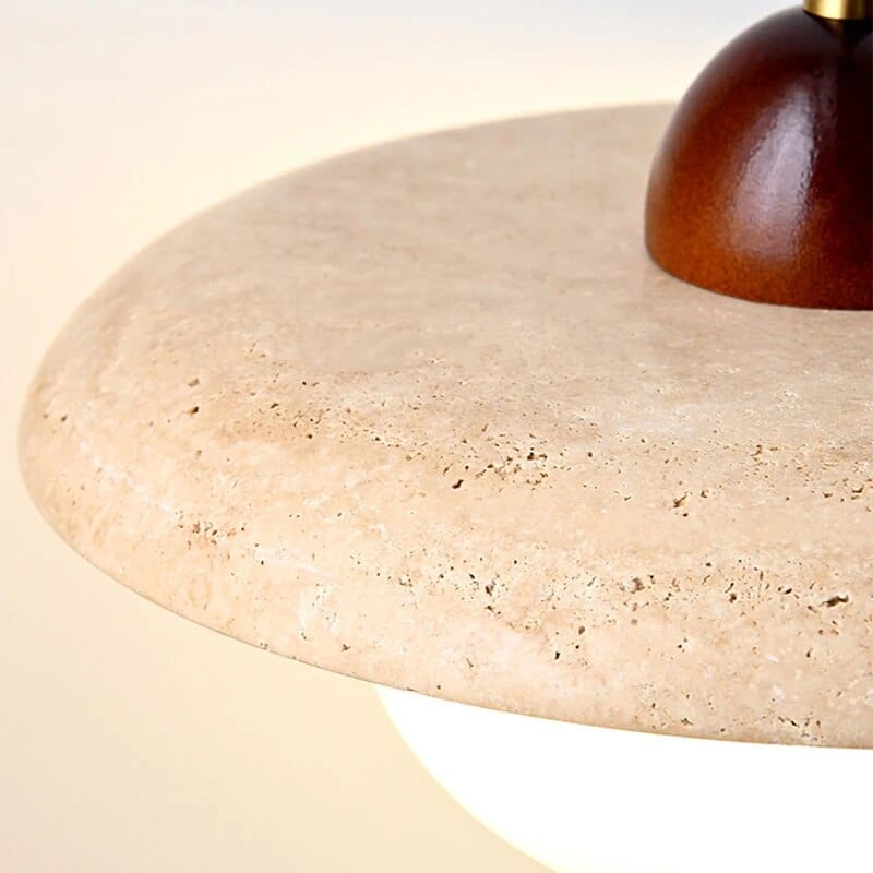 Suspension en travertin japonais | Marco Lucetti