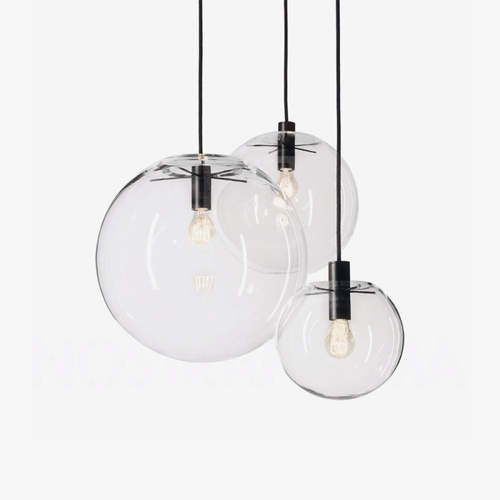 Suspension Globe Chromée - Style Nordique