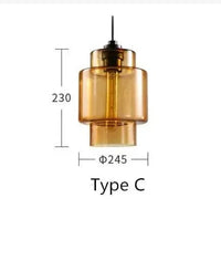 Suspension en verre coloré pour une ambiance rétro et ethnique dans votre Restaurant-Bar. | Marco Lucetti