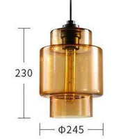 Suspension en verre coloré StainedShapes | Marco Lucetti C / Gris