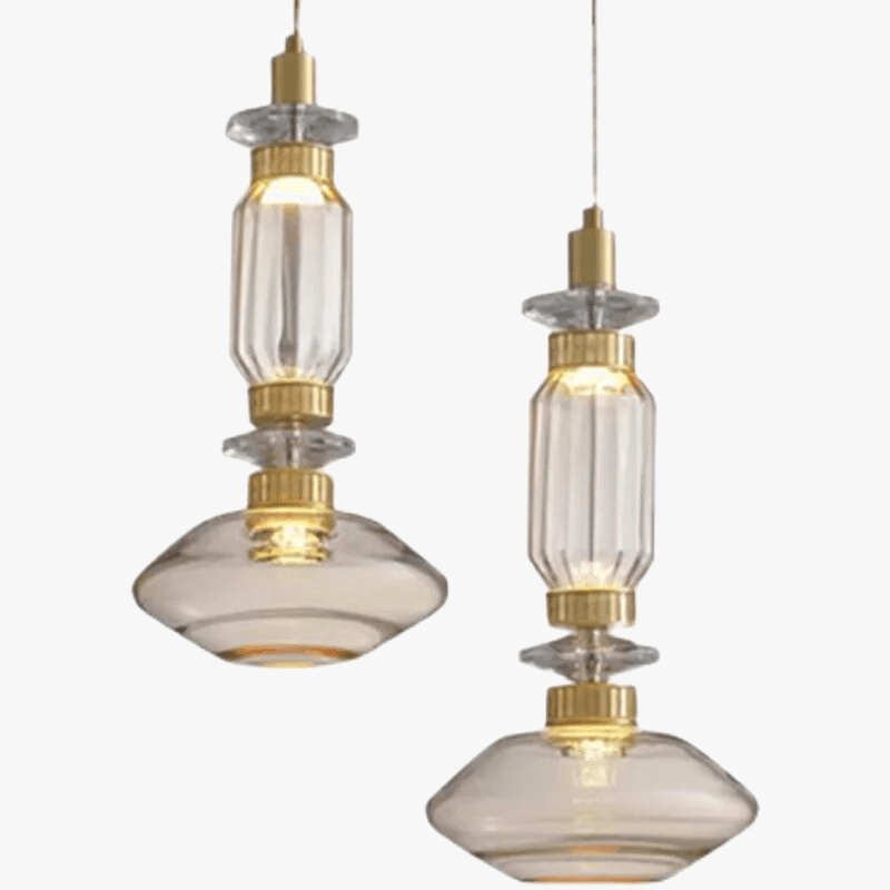 Suspension en verre de designer Europe-Amérique | Marco Lucetti