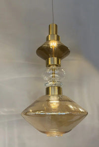 Suspension en verre de designer Europe-Amérique | Marco Lucetti D d25xh50