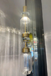 Suspension en verre de designer Europe-Amérique | Marco Lucetti Un d10xh57