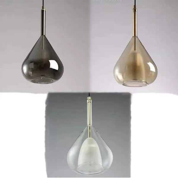 Suspension en verre design nordique minimaliste, l'élégance contemporaine | Marco Lucetti