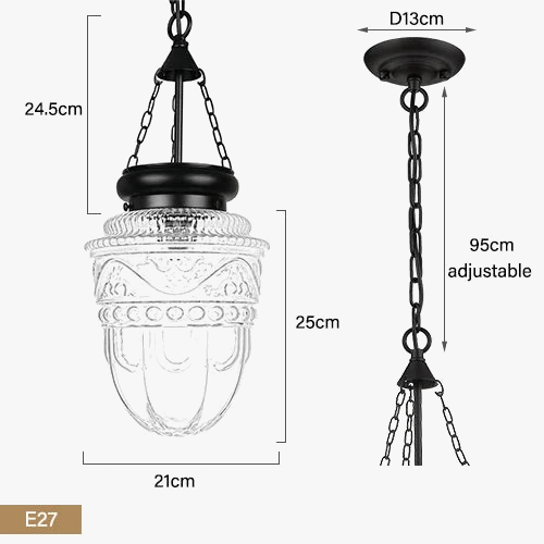 Suspension en verre élégante | Marco Lucetti