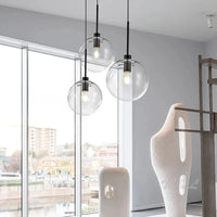 Suspension en verre et métal boules | Marco Lucetti