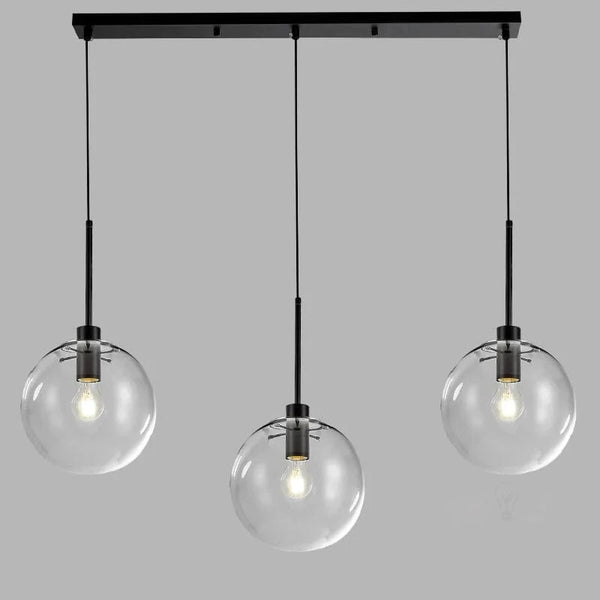 Suspension en verre et métal boules | Marco Lucetti