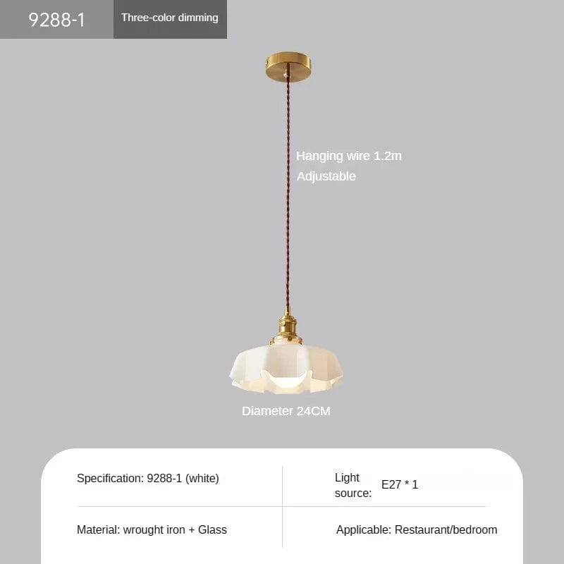 Suspension en verre fleuri pour une décoration créative et élégante | Marco Lucetti BLANC
