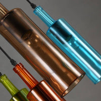 Suspension en verre fumé coloré "NovaCyl" | Marco Lucetti