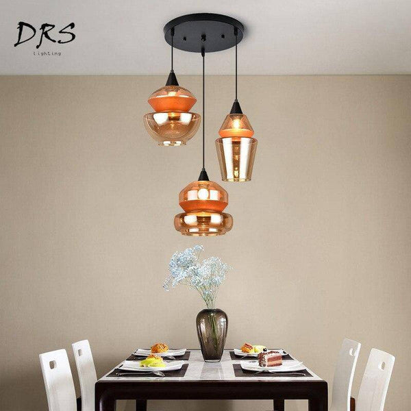 Suspension en verre fumé marron: Designs Variés | Marco Lucetti