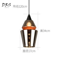 Suspension en verre fumé marron: Designs Variés | Marco Lucetti B - Electroplate