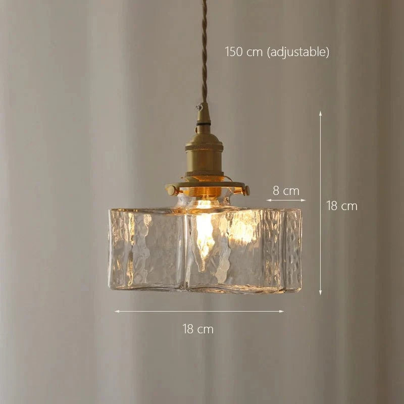 Suspension en verre japonais haut de gamme | Marco Lucetti B / Pas d'ampoule