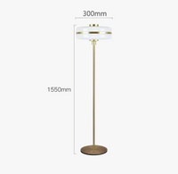 Suspension Dorée en Verre Laiteux