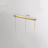 Suspension en verre LED au design moderne et épuré. | Marco Lucetti 3 têtes parties B