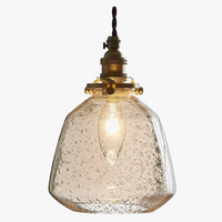 Suspension LED en verre pour un éclairage moderne et nordique