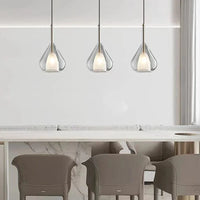 Suspension en verre LED moderne - Élégance Luxueuse | Marco Lucetti