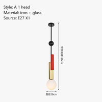 Suspension en verre LED nordique art moderne - Design créatif pour un intérieur élégant | Marco Lucetti