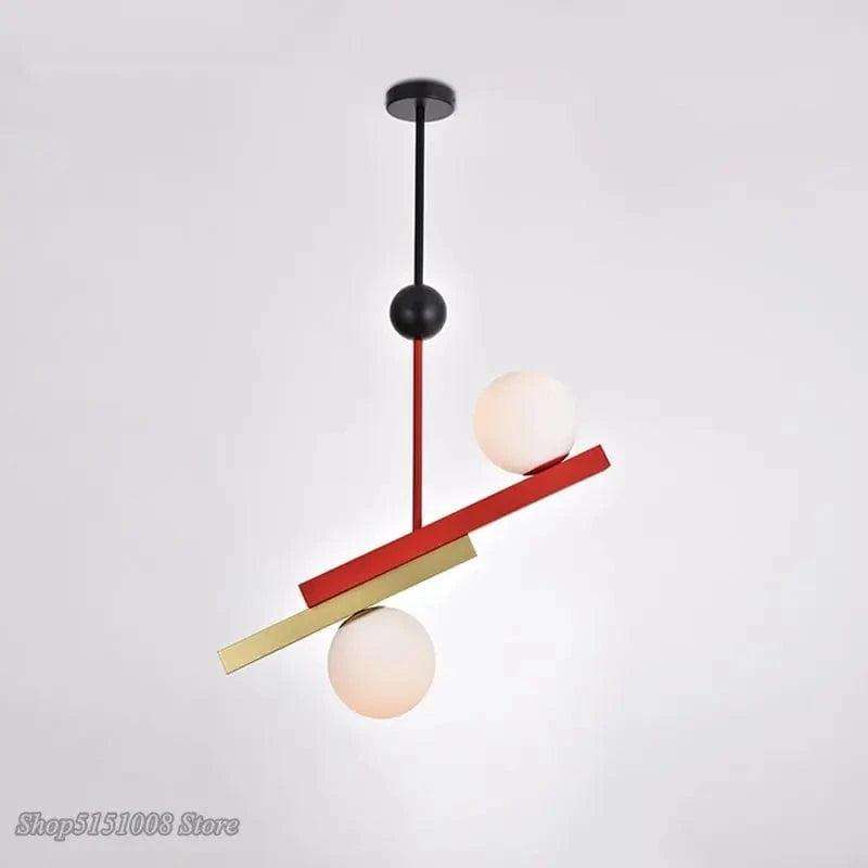 Suspension en verre LED nordique art moderne - Design créatif pour un intérieur élégant | Marco Lucetti