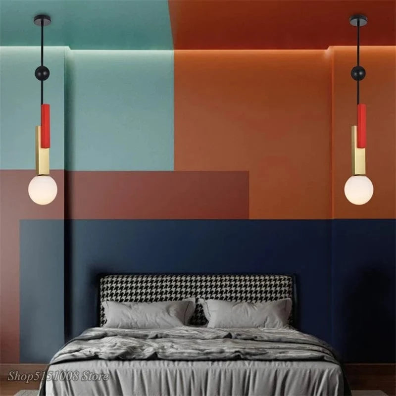 Suspension en verre LED nordique art moderne - Design créatif pour un intérieur élégant | Marco Lucetti