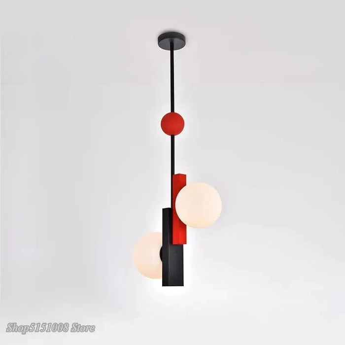 Suspension en verre LED nordique art moderne - Design créatif pour un intérieur élégant | Marco Lucetti