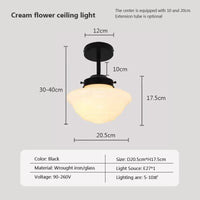 Suspension en verre LED Vintage | Marco Lucetti PL023G026 G Noir / Blanc froid