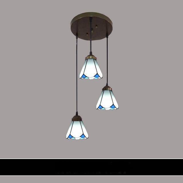 Suspension en verre méditerranéen de design modernisé. | Marco Lucetti H