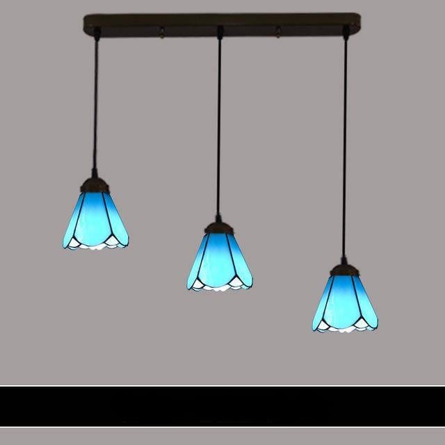 Suspension en verre méditerranéen de design modernisé. | Marco Lucetti L