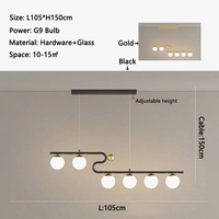Suspension en verre moderne en forme de boule décorative | Marco Lucetti